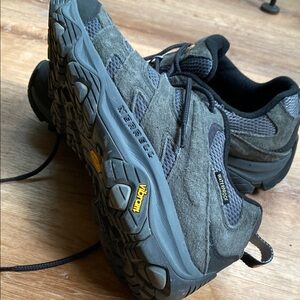 Merrell Moab 3 Black and Gray Athletic Shoes with Aggressive Outsole